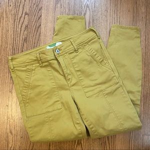 Anthropologie mustard color jeans